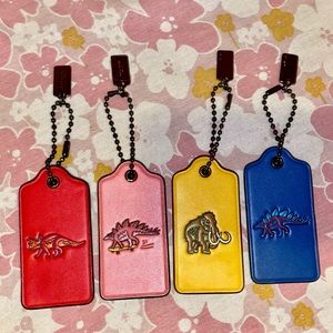 COPY - Coach Dino leather KeyRing